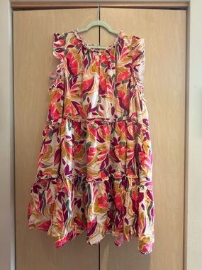 St. John’s Bay tropical tiered sundress, sz 3x
